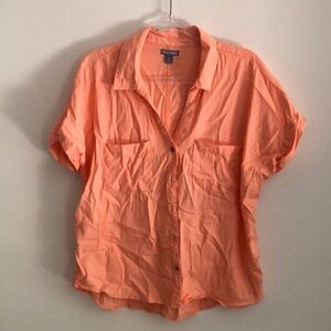 Falls Creek Women’s Coral Button-Down Shirt